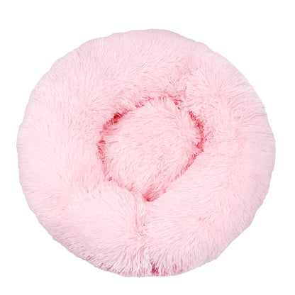 Variant image for Plush Dog Bed for Dogs and Cats – Calming Round Design, Self-Warming Fabric, Multiple Sizes-12