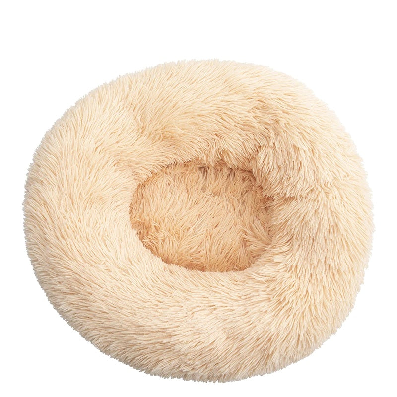 Variant image for Plush Dog Bed for Dogs and Cats – Calming Round Design, Self-Warming Fabric, Multiple Sizes-43