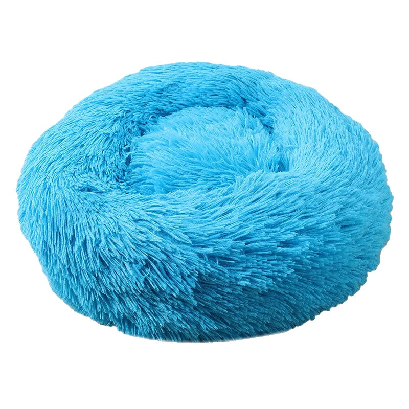 Variant image for Plush Dog Bed for Dogs and Cats – Calming Round Design, Self-Warming Fabric, Multiple Sizes-2