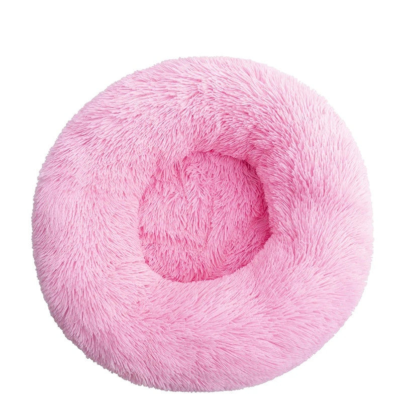 Variant image for Plush Dog Bed for Dogs and Cats – Calming Round Design, Self-Warming Fabric, Multiple Sizes-30
