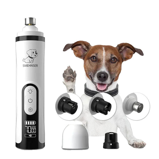 Electric Nail Grinder for Dogs – USB Rechargeable, Low Noise, Durable Design-1