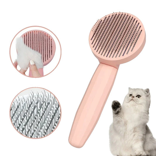 Grooming Brush for Dogs – Efficient Deshedding, Self-Cleaning, Comfortable Grip-1