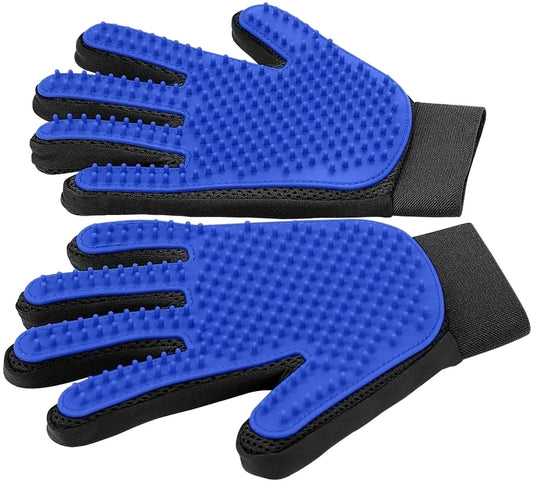 Grooming Gloves for Cats and Dogs – Gentle Hair Remover, Comfortable Fit, Easy to Clean-1
