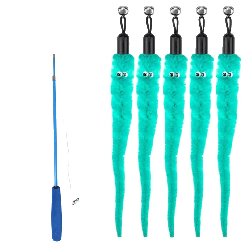 Variant image for Interactive Cat Toy Replacement Worms – Soft, Safe, Easy to Attach, Attracts with Bell-23