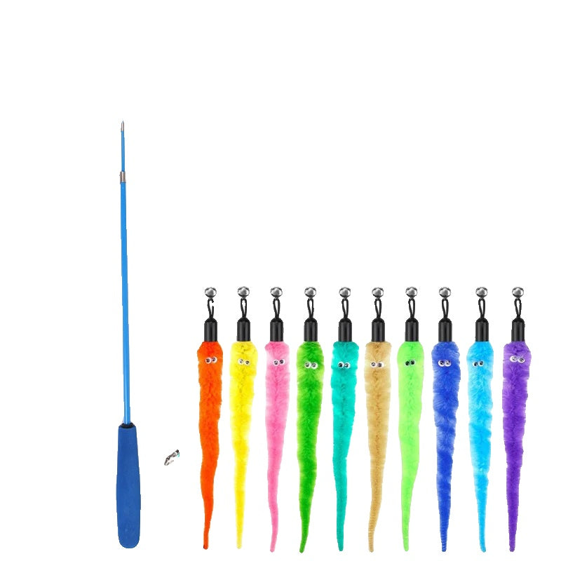 Variant image for Interactive Cat Toy Replacement Worms – Soft, Safe, Easy to Attach, Attracts with Bell-19