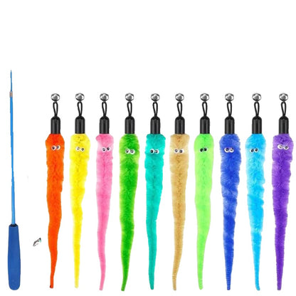 Variant image for Interactive Cat Toy Replacement Worms – Soft, Safe, Easy to Attach, Attracts with Bell-16