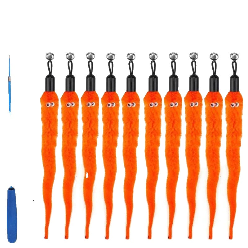Variant image for Interactive Cat Toy Replacement Worms – Soft, Safe, Easy to Attach, Attracts with Bell-7
