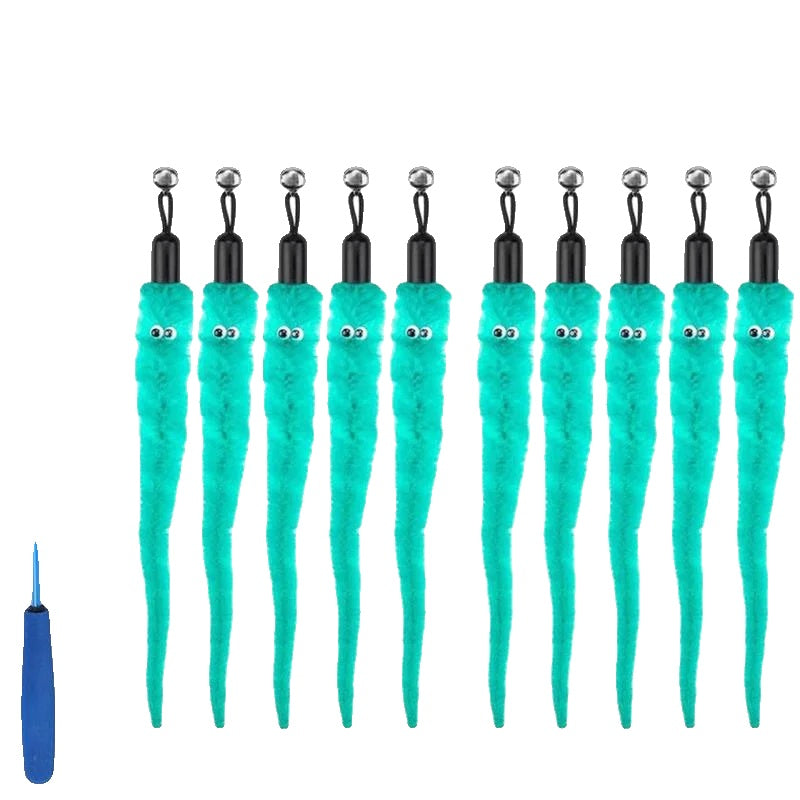 Variant image for Interactive Cat Toy Replacement Worms – Soft, Safe, Easy to Attach, Attracts with Bell-11
