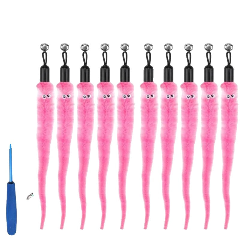 Variant image for Interactive Cat Toy Replacement Worms – Soft, Safe, Easy to Attach, Attracts with Bell-9