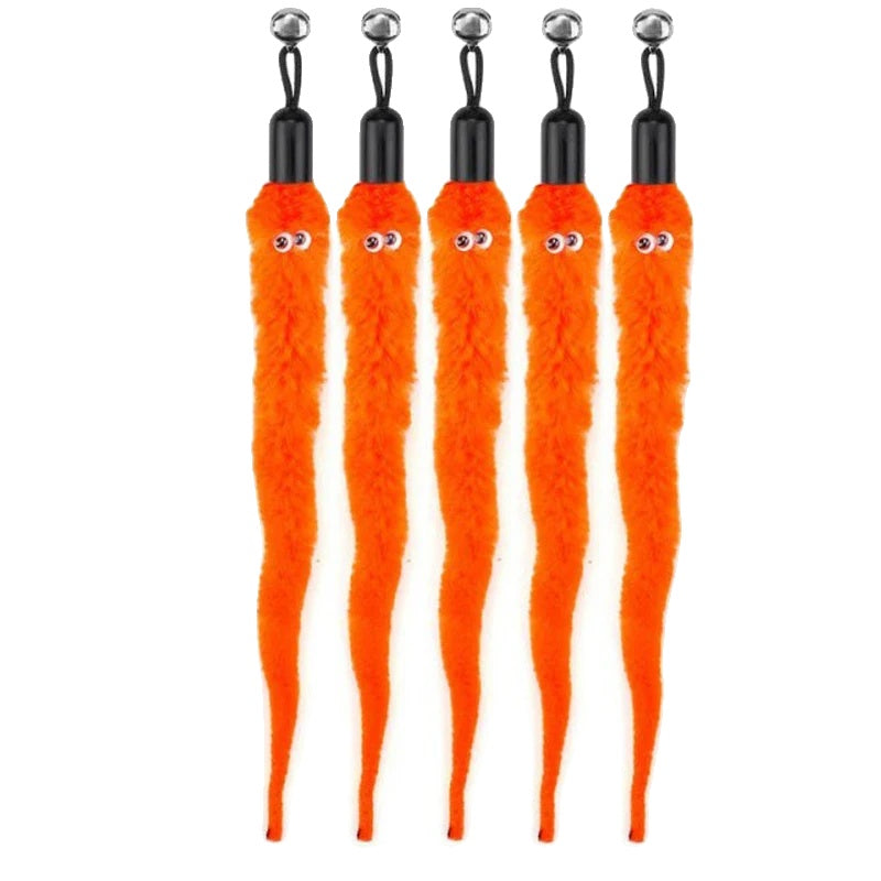 Variant image for Interactive Cat Toy Replacement Worms – Soft, Safe, Easy to Attach, Attracts with Bell-1