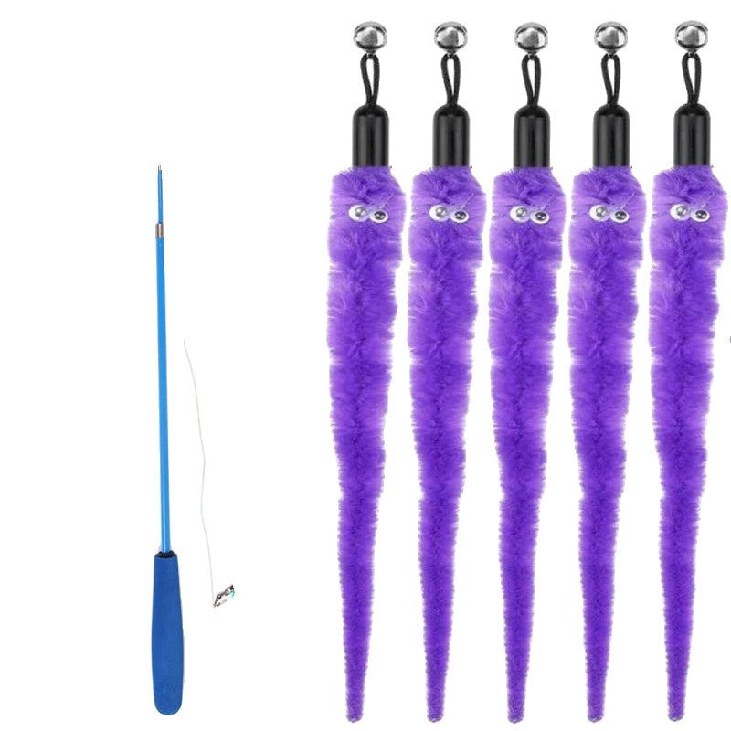 Variant image for Interactive Cat Toy Replacement Worms – Soft, Safe, Easy to Attach, Attracts with Bell-3