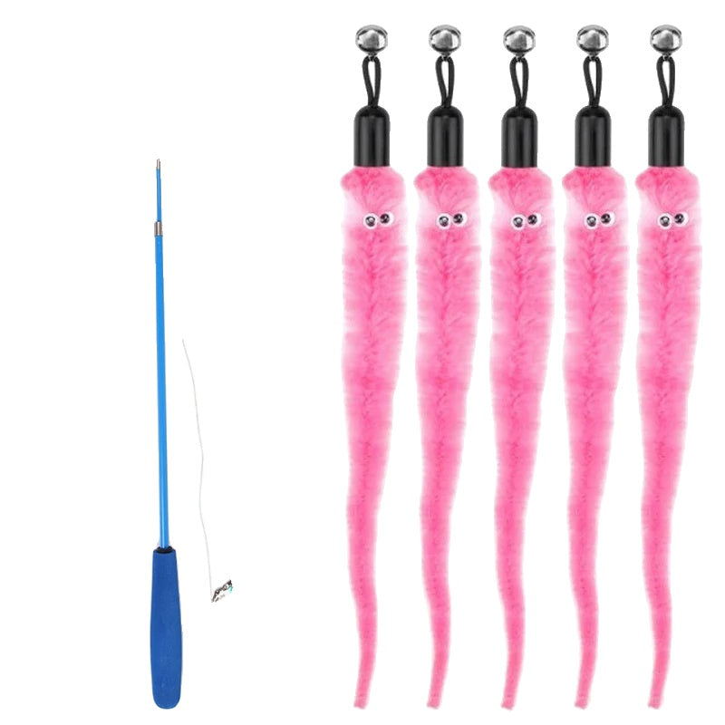 Variant image for Interactive Cat Toy Replacement Worms – Soft, Safe, Easy to Attach, Attracts with Bell-15