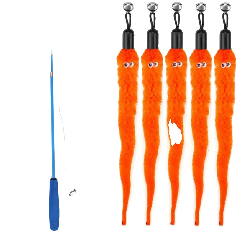 Variant image for Interactive Cat Toy Replacement Worms – Soft, Safe, Easy to Attach, Attracts with Bell-20