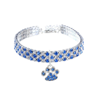 Variant image for Dog Necklace for Small to Medium Pets – Durable Alloy, Adjustable Length, Rhinestone Design-12