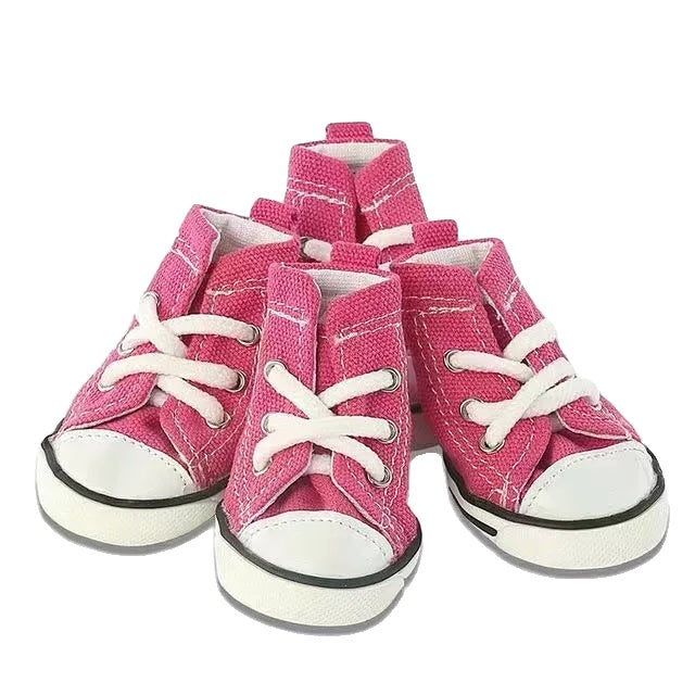 Variant image for Dog Shoes for Small Dogs – Non-Slip, Breathable Denim Canvas, Outdoor Use-2