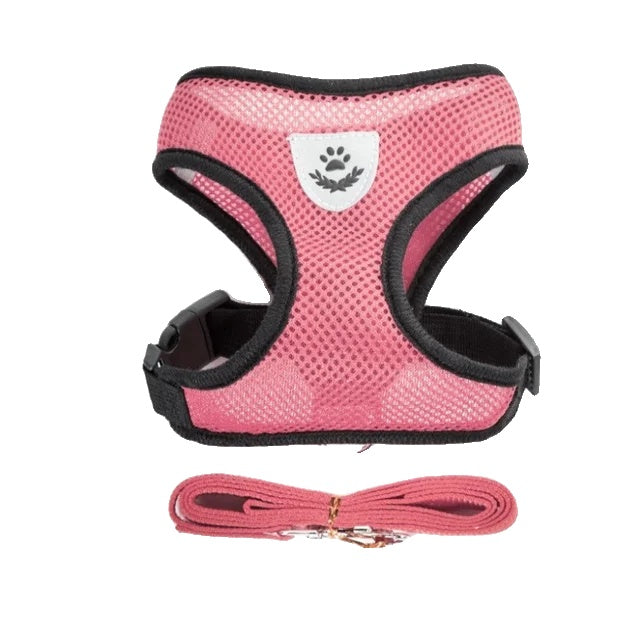 Variant image for Adjustable Harness for Small Dogs and Cats – Breathable Mesh, Reflective Stripes, Includes Leash-28