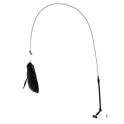 Variant image for Interactive Cat Toy for Kittens – Feather Teaser Wand, Suction Cup Design, Engaging Play-5