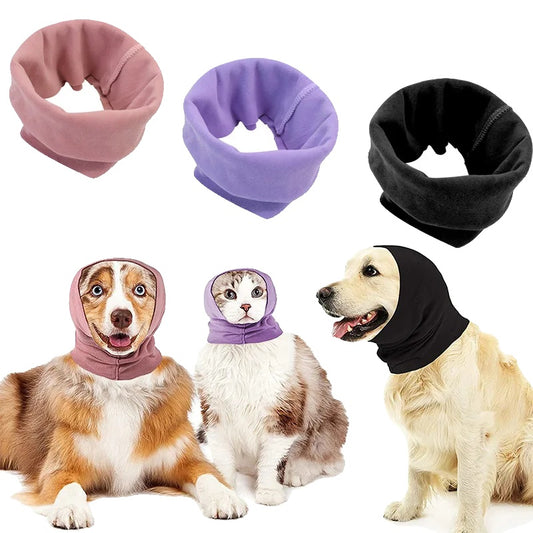 Dog Grooming Earmuffs – Noise-Canceling, Windproof, Soft Elastic Fabric-1