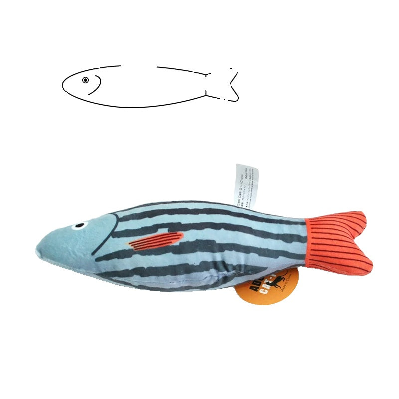 Variant image for Interactive Cat Toy – 3D Simulation Fish, Catnip-Infused, Soft Plush Chew Toy-4