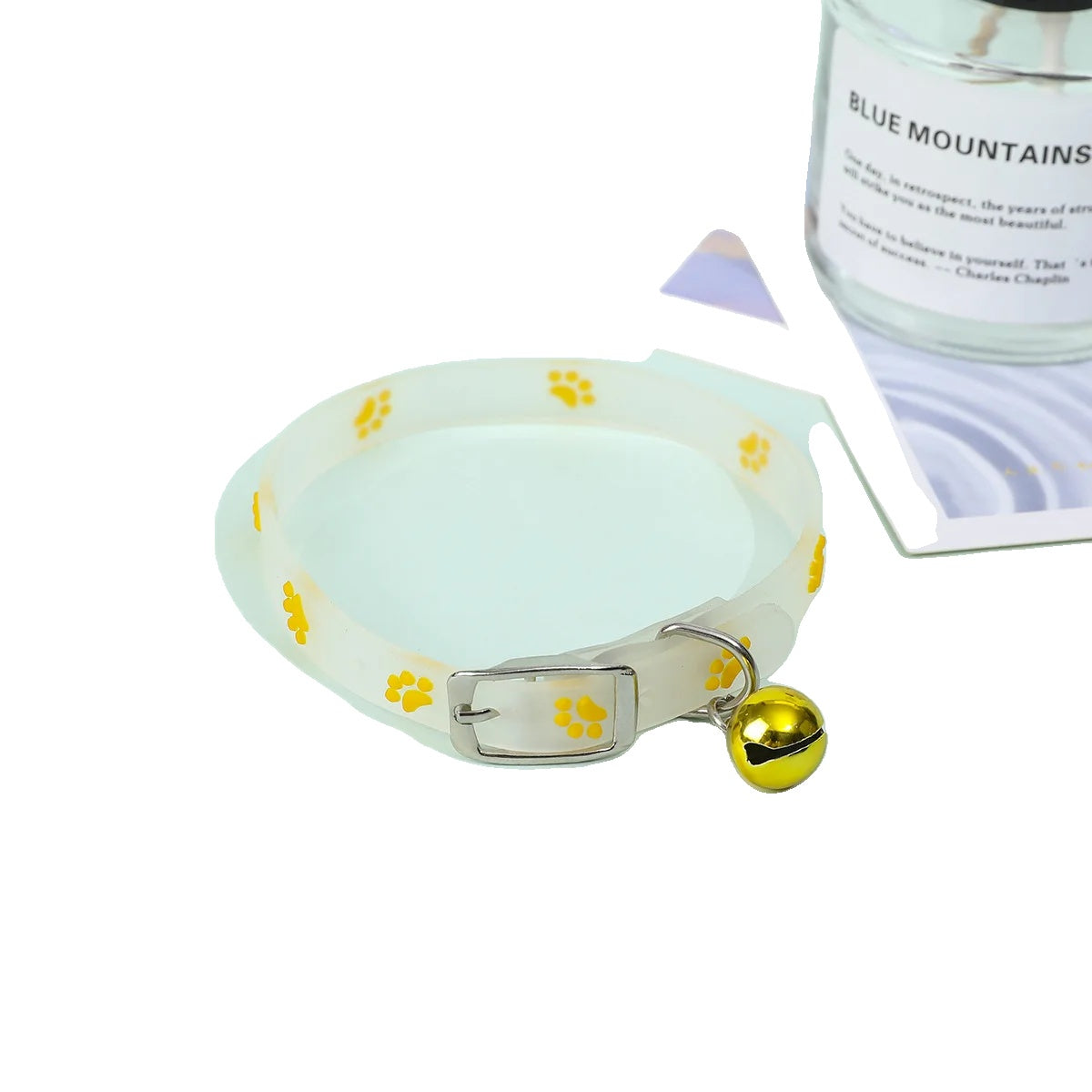 Variant image for Cat Collar – Luminous Silicone, Anti-Loss Design, Fluorescent Bell-1