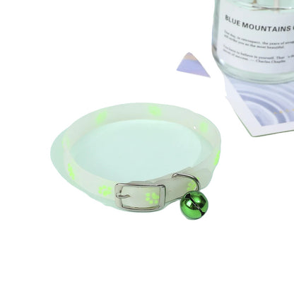 Variant image for Cat Collar – Luminous Silicone, Anti-Loss Design, Fluorescent Bell-3