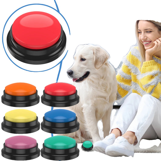 Recordable Dog Talking Buttons for Pets – Interactive Communication, Durable ABS Material, Easy to Use-2