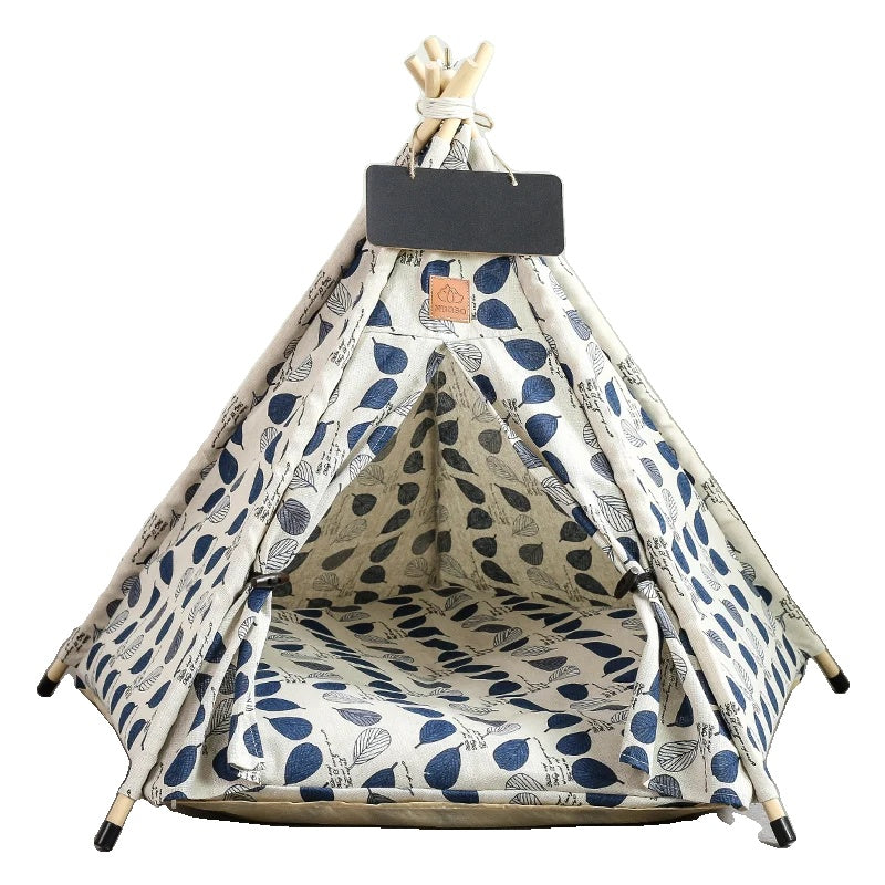 Variant image for Pet Teepee Tent for Cats and Dogs – Portable, Washable, Includes Cushion-7