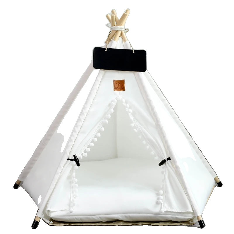 Variant image for Pet Teepee Tent for Cats and Dogs – Portable, Washable, Includes Cushion-29