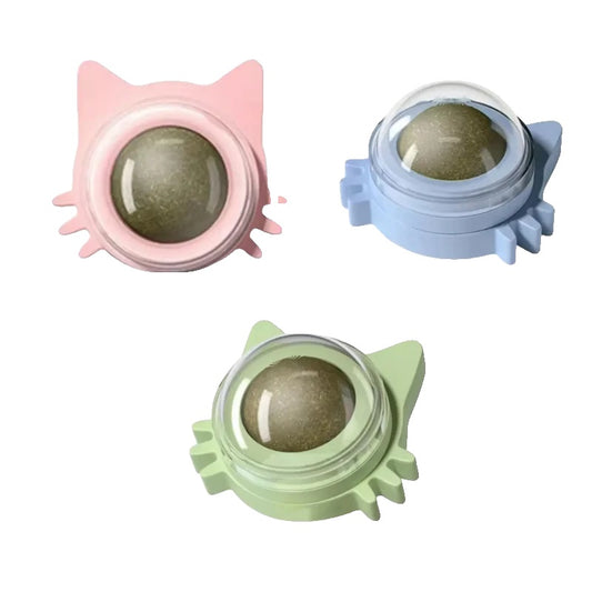 Cat Toy for Cats – Catnip Balls, Lickable Snack, Promotes Dental Health-1
