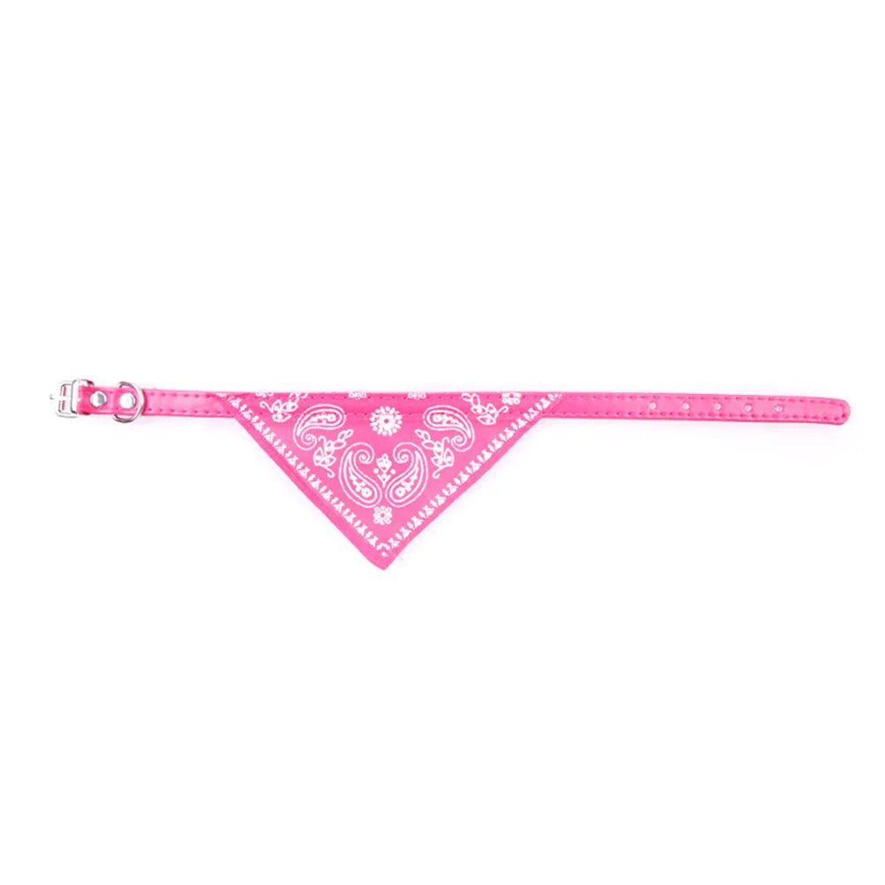 Variant image for Adjustable Bandana Collar for Cats & Small Dogs – Triangular Shape, Charming Printed Design, Comfortable Fit-3