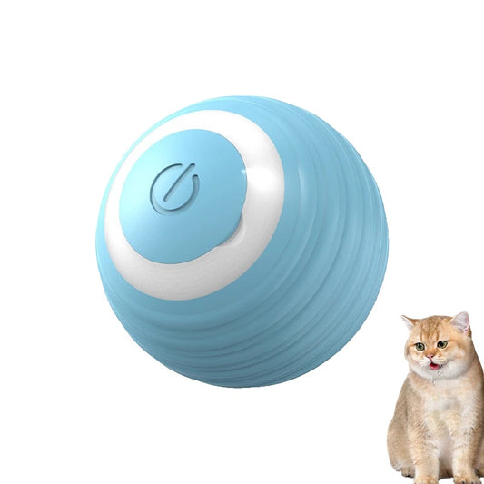 Interactive Cat Toy – Automatic Rolling, Quiet Operation, Durable Silicone-1