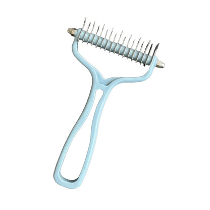 Variant image for Double-Sided Dog Grooming Brush – Stainless Steel Fur Knot Cutter, Deshedding Tool-3