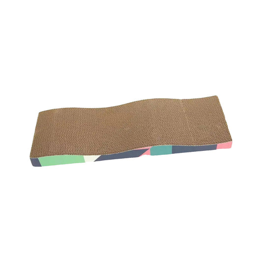 Cat Scratcher for Indoor Cats – Durable Corrugated Cardboard, Multi-Functional Lounge Bed-1