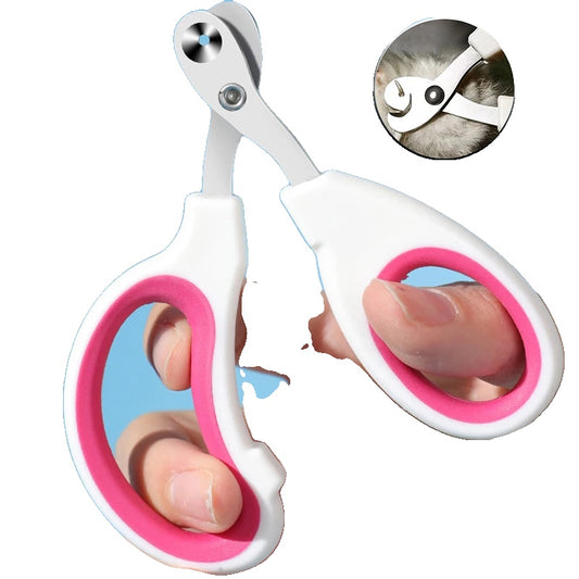 Nail Clippers for Cats and Small Dogs – Stainless Steel, Safe Round Head, Comfortable Grip-2