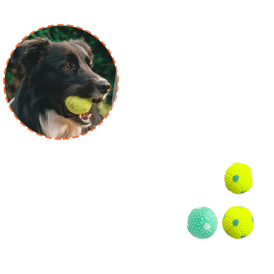 Tennis Balls for Dogs – 12-Pack, 2-Inch, Durable Latex, Non-Slip Grip-2