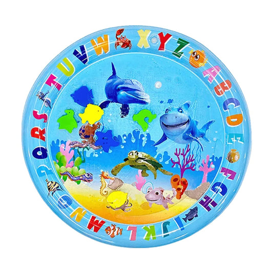 Inflatable Water Play Mat for Cats and Dogs – Interactive Sensory Toy, Ocean Theme, Durable PVC-1