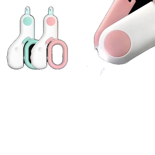 Nail Clipper for Cats and Small Dogs – LED Light, Ergonomic Design, Stainless Steel Blade-2