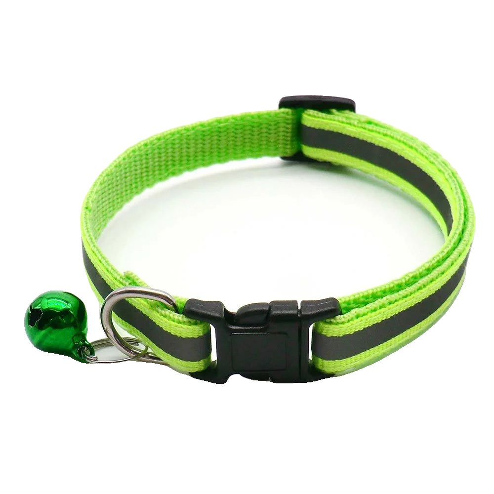 Variant image for Reflective Collar for Cats and Small Dogs – Adjustable Fit, 12 Colors, Includes Bell-11