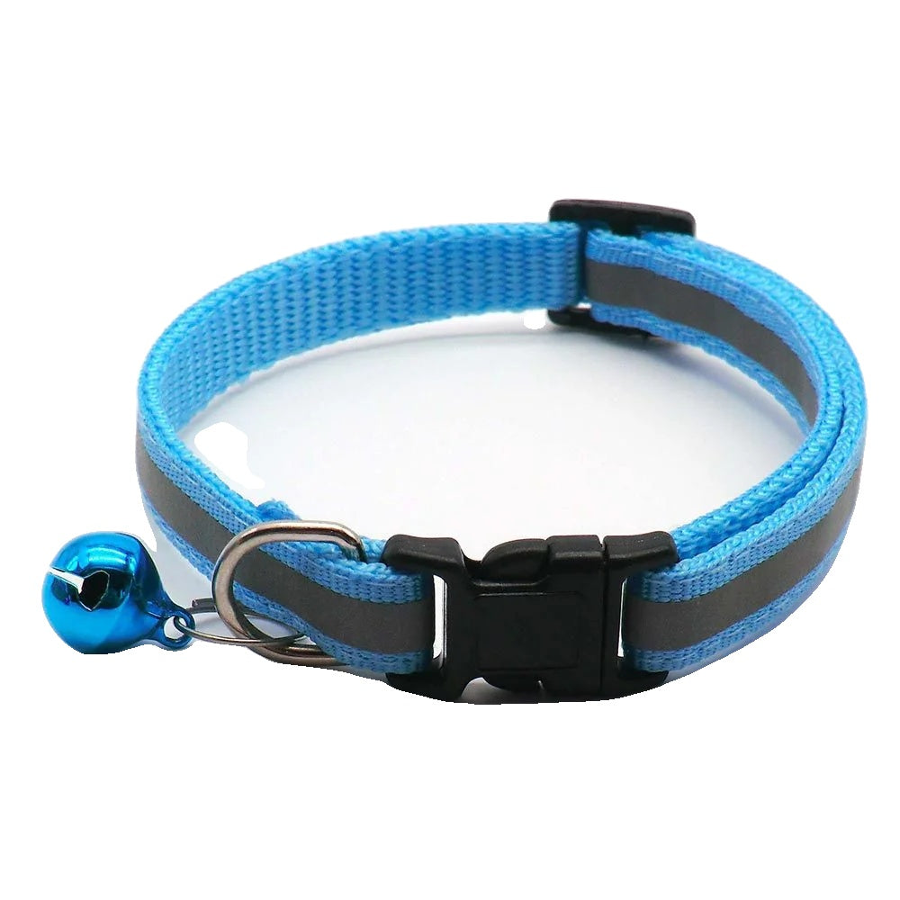 Variant image for Reflective Collar for Cats and Small Dogs – Adjustable Fit, 12 Colors, Includes Bell-3