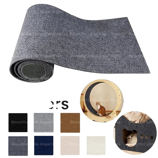 Self-Adhesive Cat Scratching Mat – Trimmable Carpet, Easy Installation, Durable Material-2