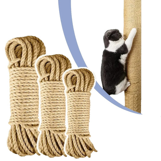 Sisal Rope for Cats – Natural Material, Durable Design, Multiple Lengths-2