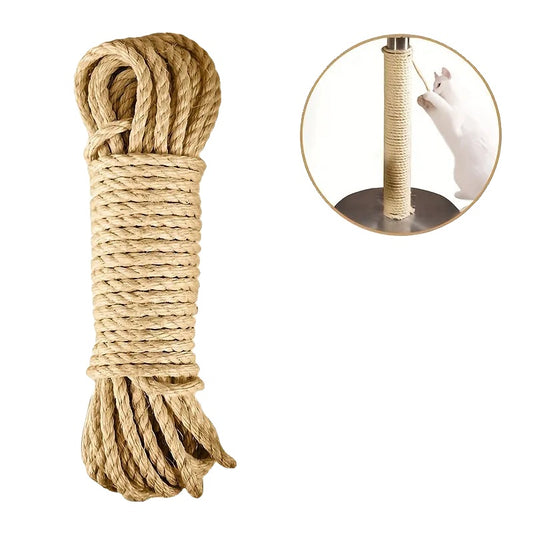 Sisal Rope for Cats – Natural Material, Durable Design, Multiple Lengths-1