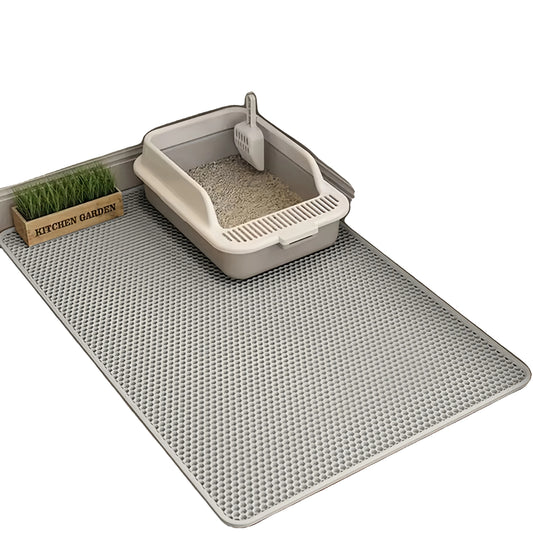 Cat Litter Mat for Cats and Dogs – Waterproof, Non-Slip, Washable Double Layer Design-1