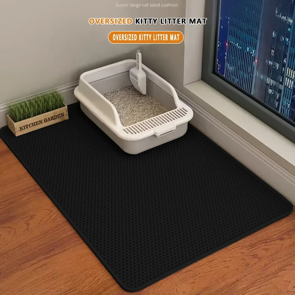 Variant image for Cat Litter Mat for Cats and Dogs – Waterproof, Non-Slip, Washable Double Layer Design-3
