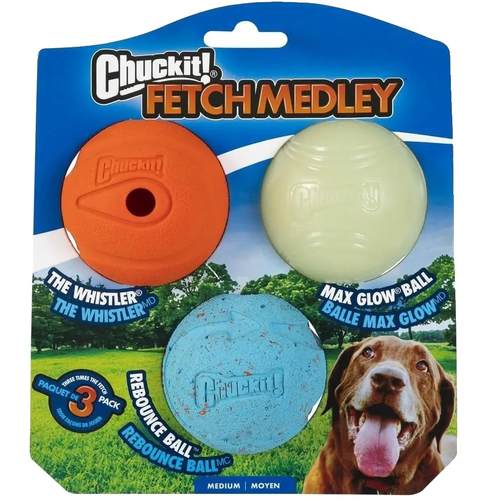 Variant image for Fetch Balls for Dogs – Medium Size, Durable Rubber, Compatible with Chuckit Ball Launchers-2