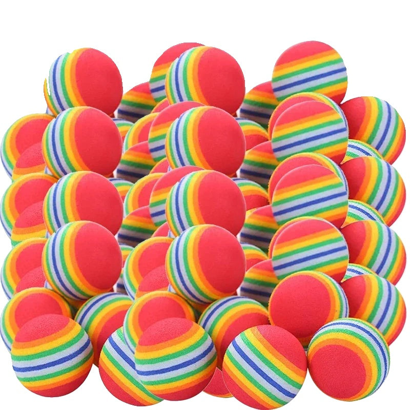 Variant image for Interactive Toy Balls for Dogs and Cats – Automatic Jumping, Soft EVA, Rainbow Colors-1