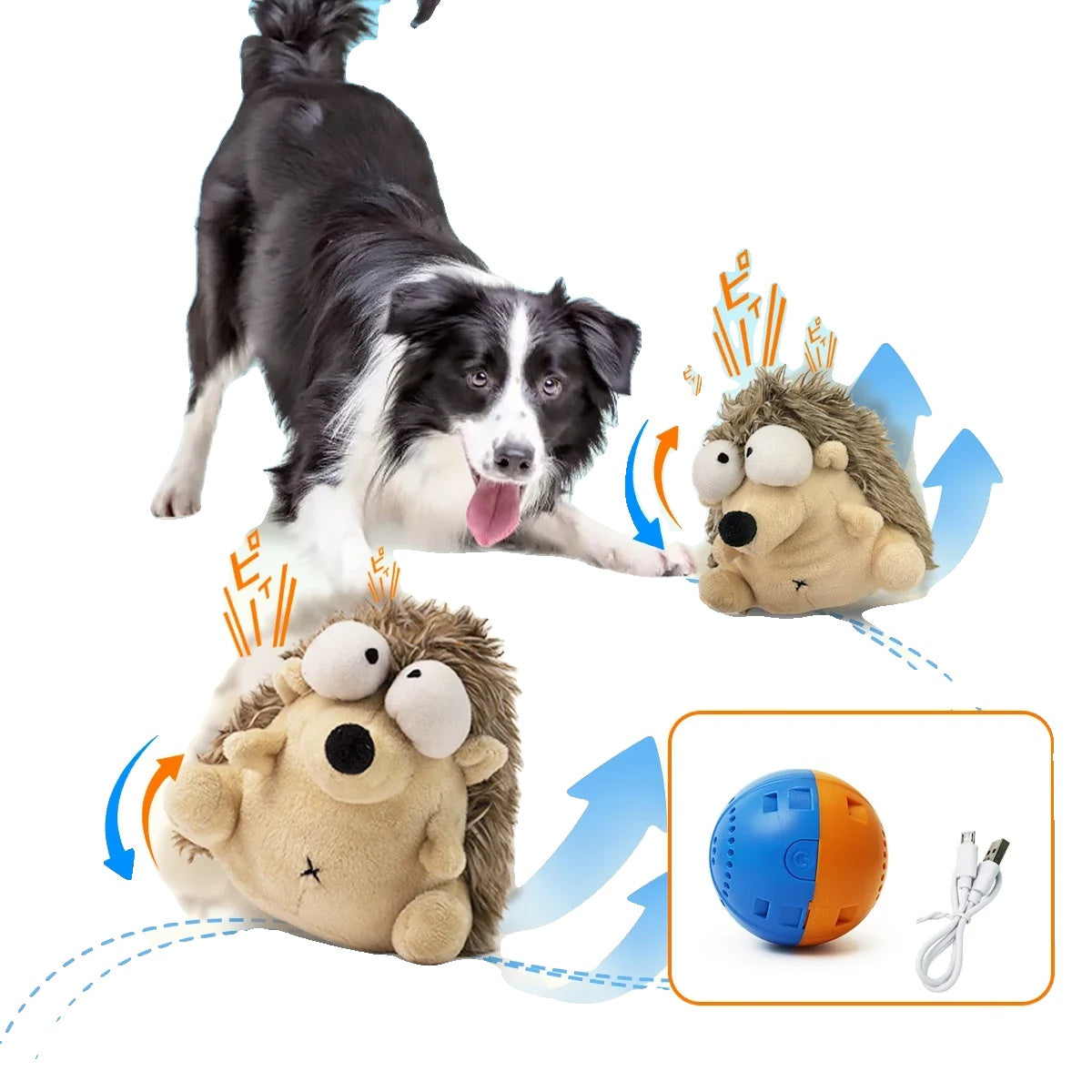 Interactive Dog Toy for Small Dogs – Dancing Plush, Chew-Friendly, Soft Material-2