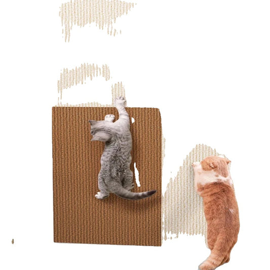 Scratch Board for Cats – Self-Adhesive, Trimmable Carpet, Furniture Protection-2