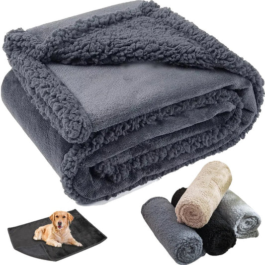 Pet Blanket for Dogs and Cats – Waterproof, Soft Flannel, Thick Design-1