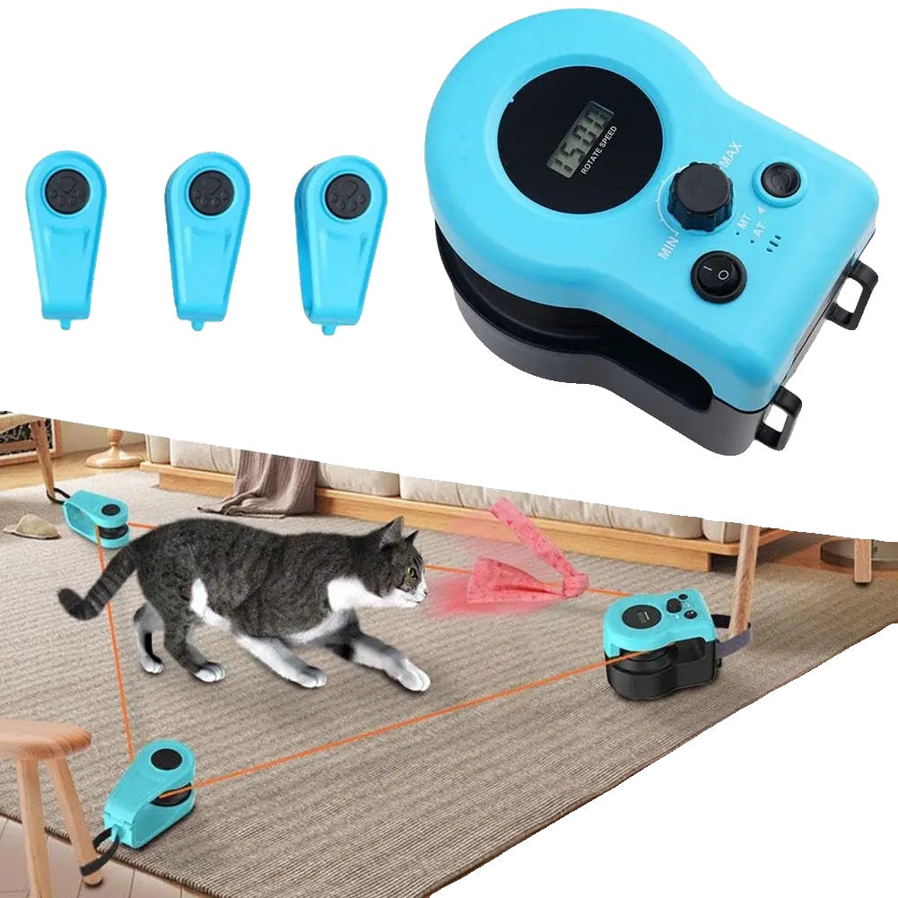 Variant image for Interactive Cat Wheel for Indoor Cats – Adjustable Speed, Mouse Sounds, Promotes Exercise-2